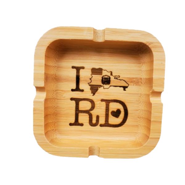 Cenicero Bambu 9x9 cm + Grabado Gratis