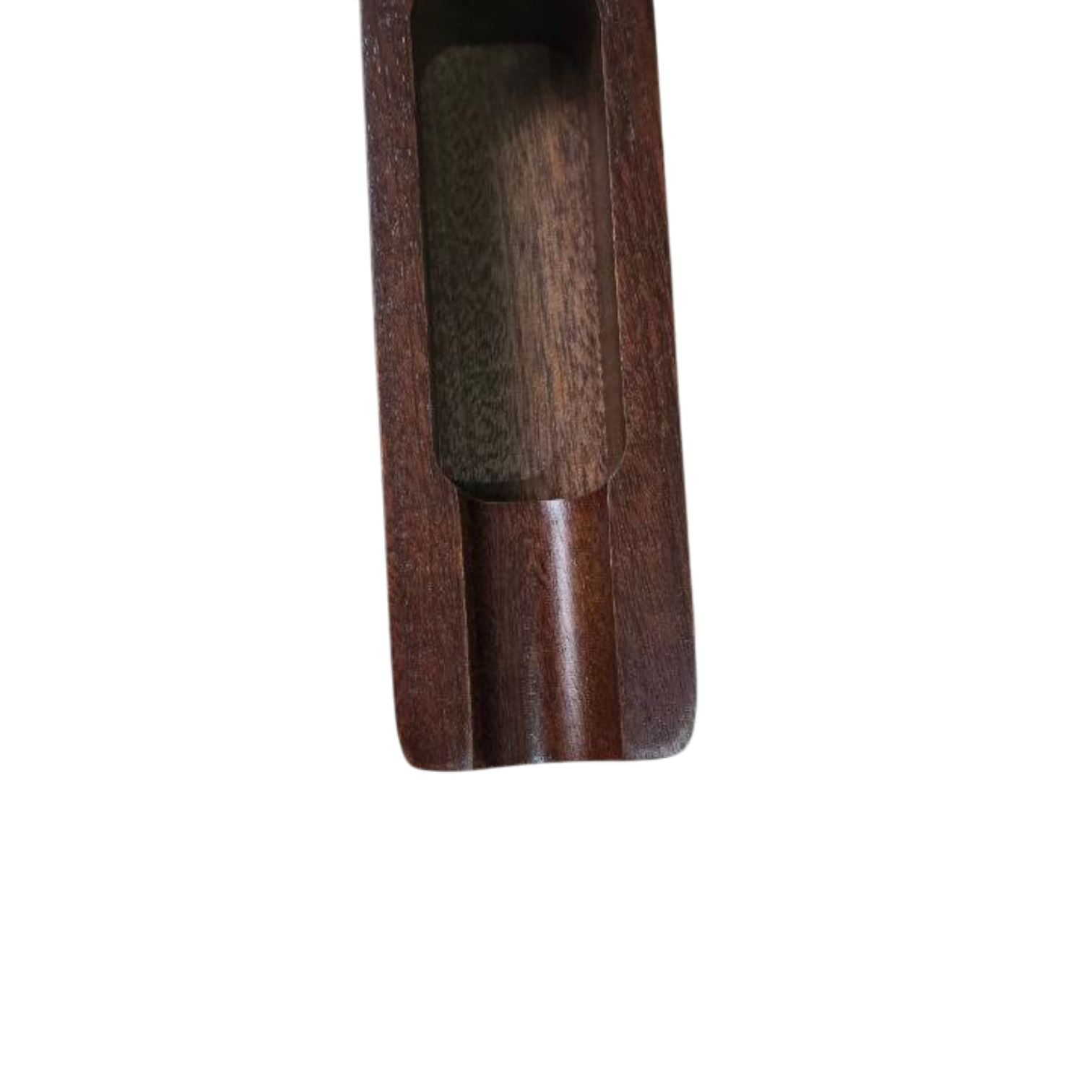 Cenicero con descansador de madera